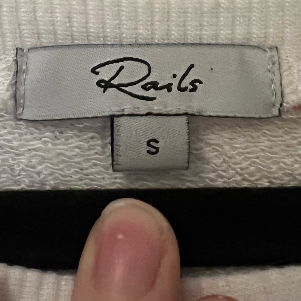 Rails Theo Sweatshirt In Blush Tiger Stripes - image 6